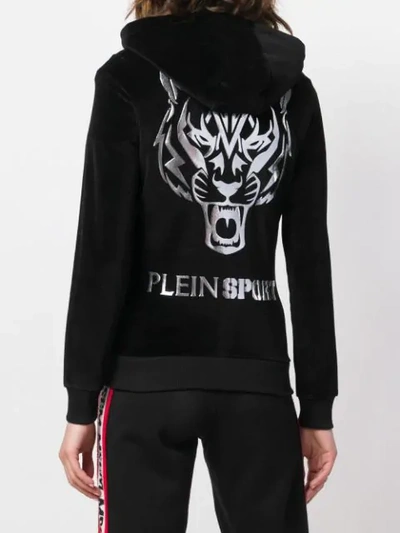 Shop Plein Sport Longsleeved Hoodies In Black