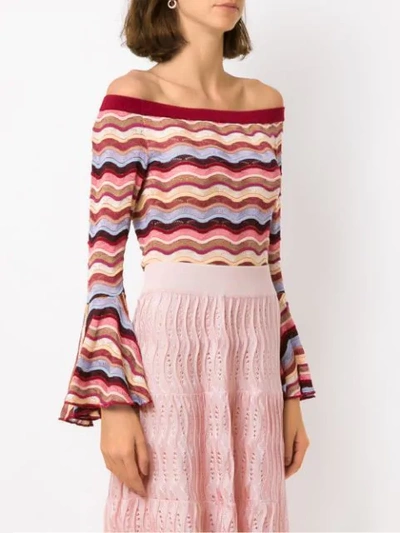 Shop Cecilia Prado Geralda Knitted Bodysuit In Multicolour
