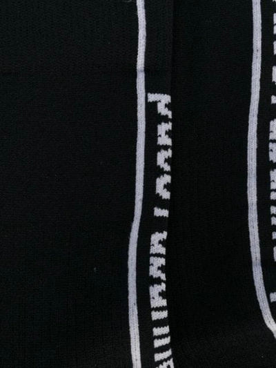 Shop Paco Rabanne Logo Socks In Black