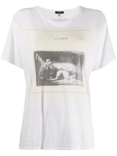 Shop R13 Closer T-shirt In White
