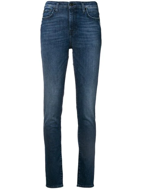 7 For All Mankind High Waist Pyper Jeans In Blue | ModeSens