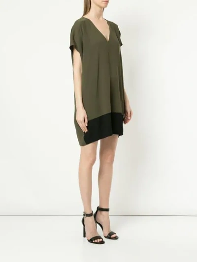 Shop Costume National Pocket Dress In Green