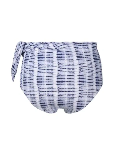 Shop Jonathan Simkhai Tie-dye Bikini Bottom - White