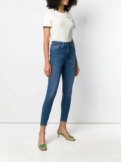 7 FOR ALL MANKIND SKINNY JEANS - 蓝色