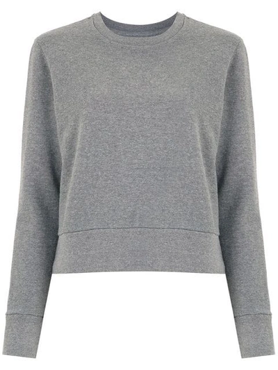 Shop Osklen Long Sleeved Sweatshirt In Grey