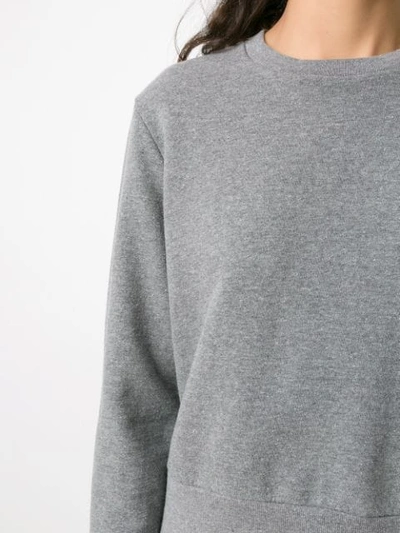 Shop Osklen Long Sleeved Sweatshirt In Grey