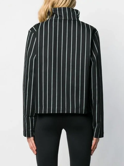 Shop Adidas Originals Striped Track Jacket In Black