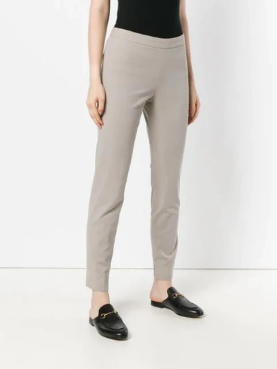 Shop Fabiana Filippi Skinny Trousers - Grey