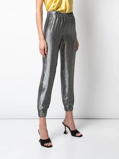 Shop Haney Colette Trousers In Silver