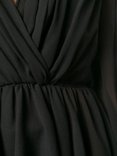 Shop Giambattista Valli Wrap Front Blouse In Black