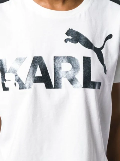 KARL LAGERFELD PUMA X KARL T-SHIRT - 白色