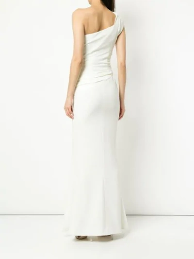 Shop Rachel Gilbert Sachi Gown  In Ivory