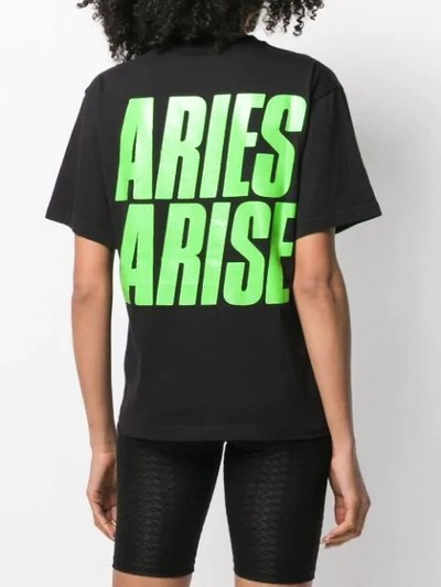 Shop Aries Batman Print T-shirt In Black