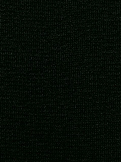 Shop Prada Bi-material Short Sleeve Dress - Black
