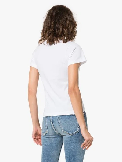 Shop Balenciaga Short-sleeved Logo T-shirt In White