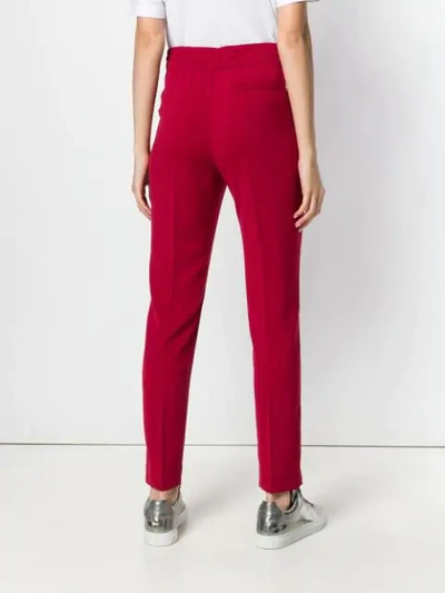 Shop Dondup Lottie Joggers In Red