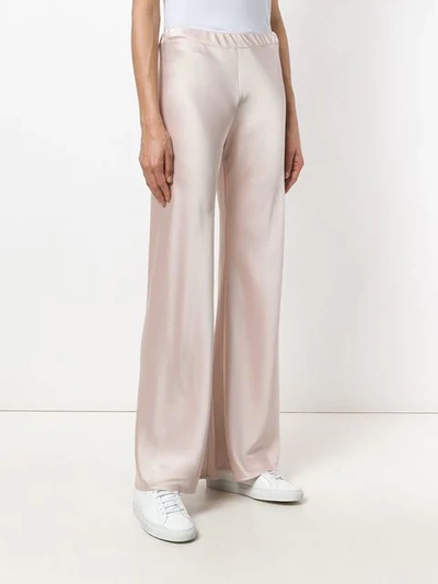 Shop Blanca Pull-on Wide-leg Trousers In Pink