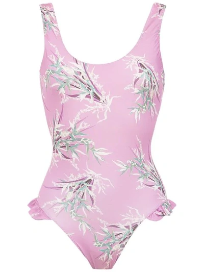 Shop Clube Bossa Printed Bardi Swimsuit In Pink
