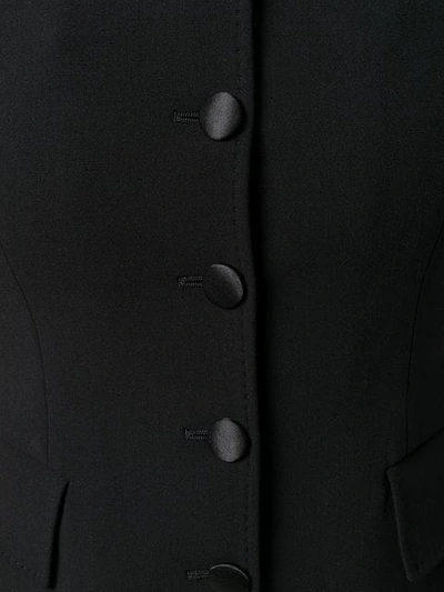 Shop Dolce & Gabbana Fitted Blazer In Black
