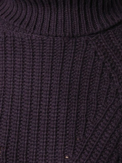 Shop Goat Gerry Roll Neck Sweater - Purple