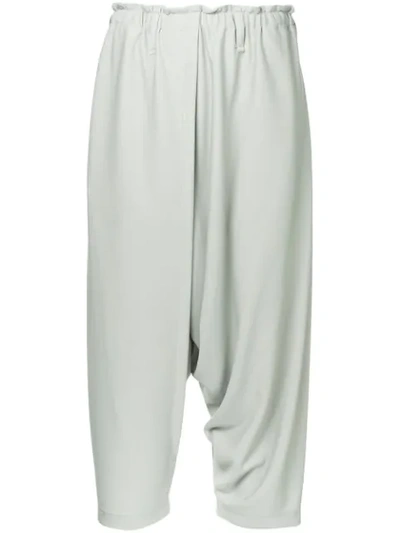 Shop 132 5. Issey Miyake Draped Trousers In Grey