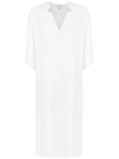 Shop Alcaçuz Formato Midi Dress In White