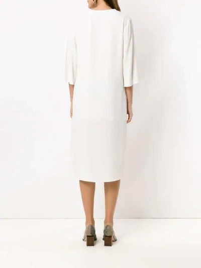 Shop Alcaçuz Formato Midi Dress In White
