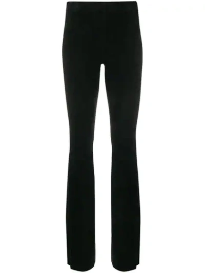 Shop Drome Bootleg Trousers In Black