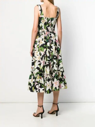 Shop Dolce & Gabbana Printed Summer Dress - Black