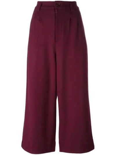 Shop Tsumori Chisato 'docking' Cropped Trousers - Pink