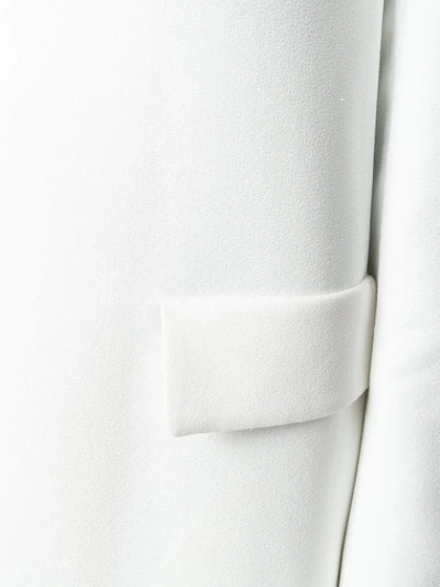 Shop Les Copains Single Breasted Coat In White