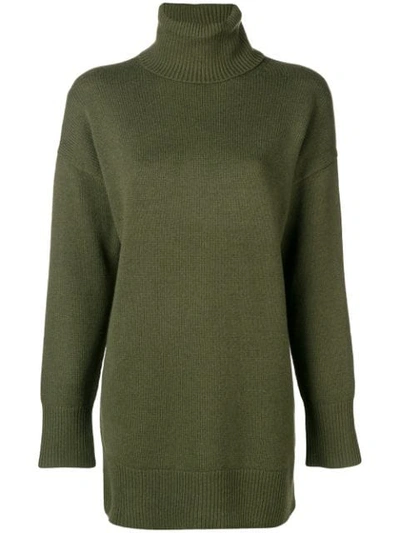 Shop Joseph Knit Sweater In Green