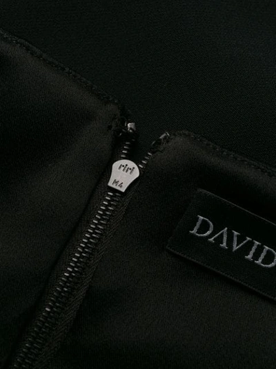 Shop David Koma Embellished High-waisted Skirt - Black