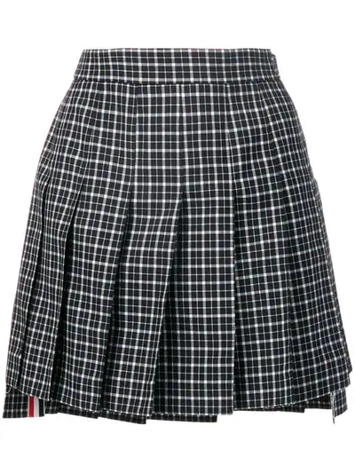 Shop Thom Browne Tartan School Uniform Miniskirt - Farfetch In Blue