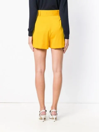 Shop Styland High Rise Shorts In Yellow