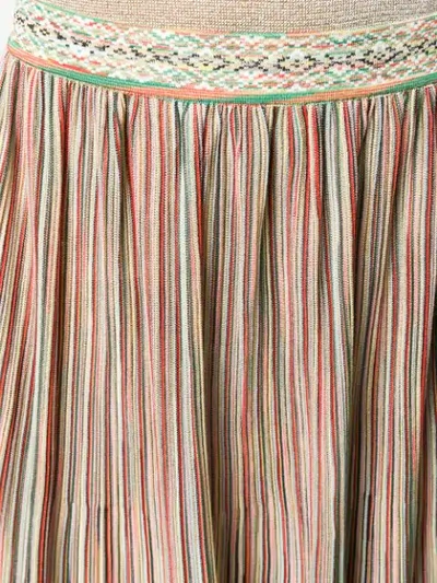 Shop Missoni Striped Midi Skirt In Sm0ko