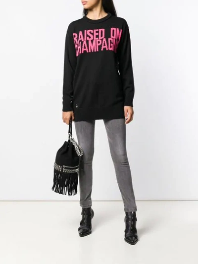 Philipp Plein Statement Jumper In Black