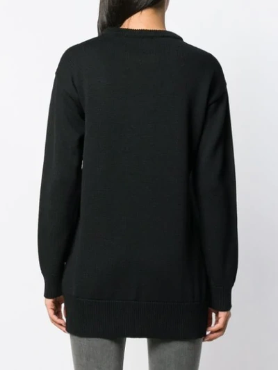 Philipp Plein Statement Jumper In Black