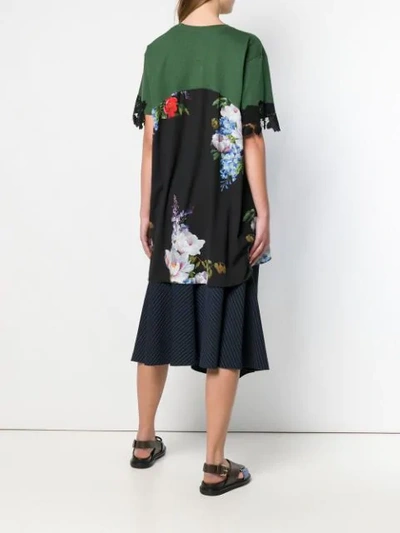 Shop Antonio Marras Loose Fit Asymmetric T In Green