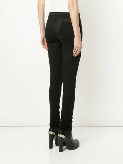 Shop Ann Demeulemeester Classic Leggings In Black