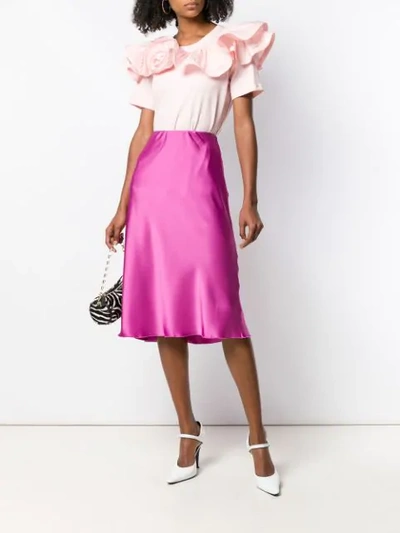 Shop Marc Jacobs Rosette-appliquéd T-shirt - Pink