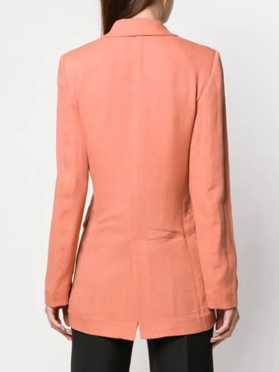 Shop L'autre Chose Tailored Blazer Jacket In Pink