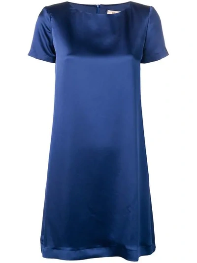 BLANCA SHORT SHIFT DRESS - 蓝色