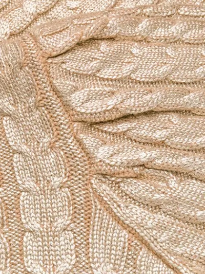 MSGM METALLIC KNITTED JUMPER - 金色