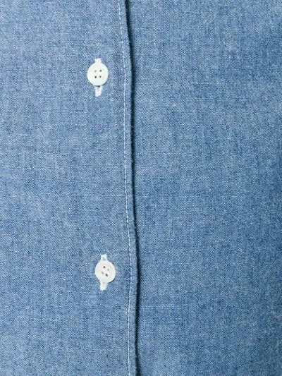 Aspesi Loose Fitted Shirt In Blue