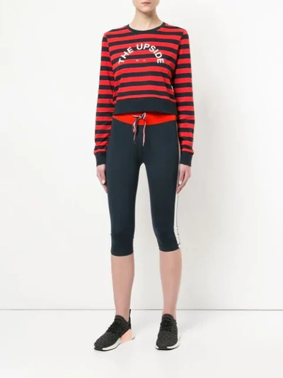 Shop The Upside Striped T In Red