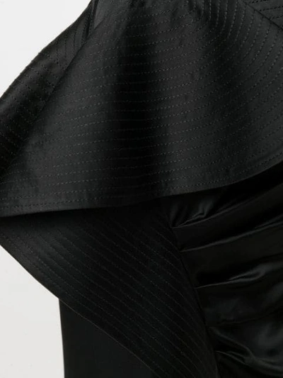 Givenchy Asymmetric Draped Skirt In Black