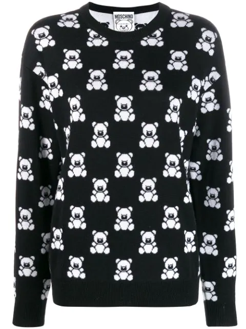 moschino teddy jumper mens
