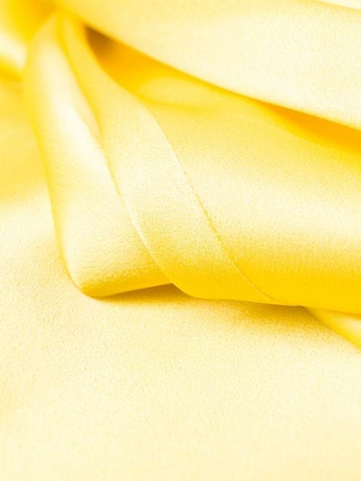 Shop Msgm Full Maxi Skirt In Yellow