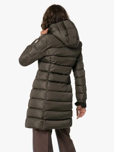MONCLER BETULONG QUILTED FEATHER DOWN JACKET - 绿色